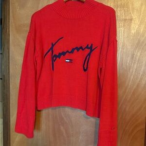 Tommy Hilfiger Vibrant Red Knitwear